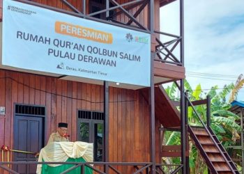 LAZNAS Hidayatullah Resmikan Rumah Quran Qolbun Salim di Pulau Derawan Kaltim