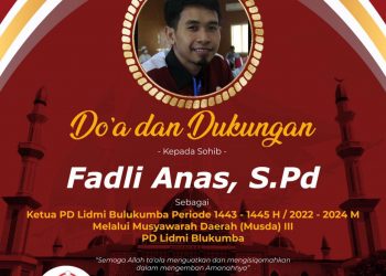 MUSDA 3 PD LIDMI Bulukumba Tetapkan Fadli Anas Sebagai Ketua Umum Periode 2022-2024