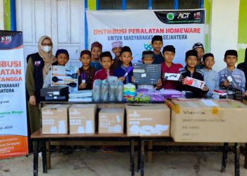 Bantuan Paket Home Ware dari ACT Penuhi Kelengkapan Dapur Pondok Pesantren di Gowa