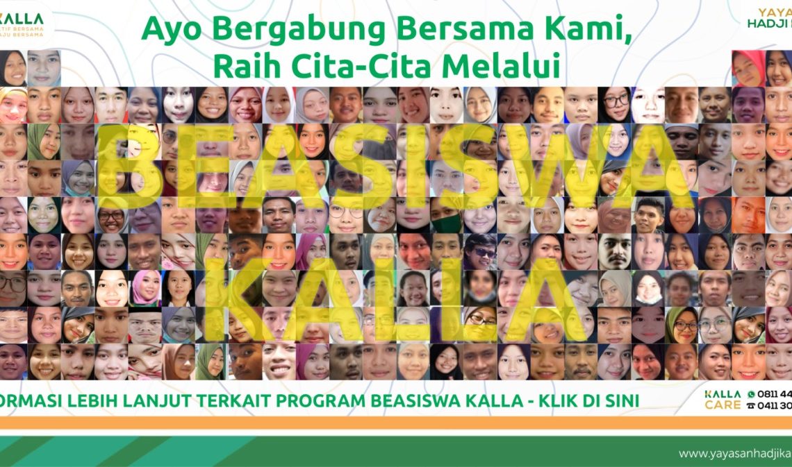 Dibiayai Hingga Lulus, Beasiswa Kalla 2022 Sasar Mahasiswa Baru dari Empat Provinsi Sulawesi, Ini Syarat dan Cara Daftarnya!