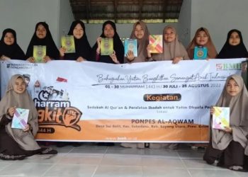 Muharram Bangkit, BMH Salurkan Al-Qur’an untuk Santri Pesantren Al-Aqwam di Kayong Utara