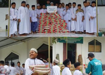 Wahdah Inspirasi Zakat Salurkan Beras untuk Santri Pondok Pesantren Rahmatan Liil ‘Alamin Gowa