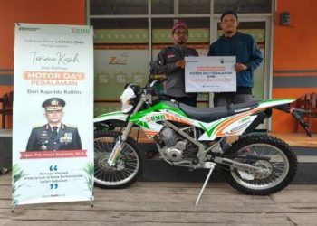 Dukung Program Dakwah, BMH-Kapolda Kaltim Berikan Motor untuk Dai Pedalaman