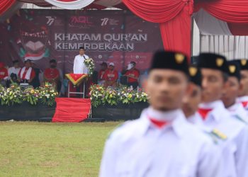 AQL Islamic Center Khataman Quran di Hari Kemerdekaan RI ke-77