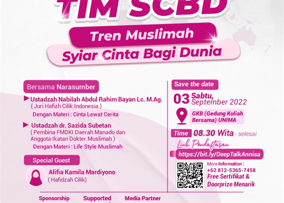 Seminar Muslimah FSA UNIMA Akan Hadirkan Juri Hafidz Cilik Indonesia September Mendatang