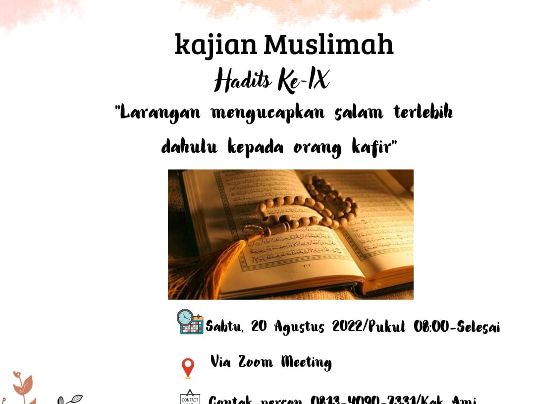 Muslimah Wahdah Islamiyah Ambon Akan Gelar Kajian Muslimah! Daftar Sekarang