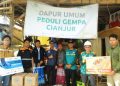 Kolaborasi Kebaikan, LAZNAS WIZ Salurkan Paket Sembako Untuk Pengungsi Cianjur