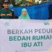 Wahdah Inspirasi Zakat Bangun Kembali Rumah Ibu Ati yang Runtuh Akibat Angin Kencang