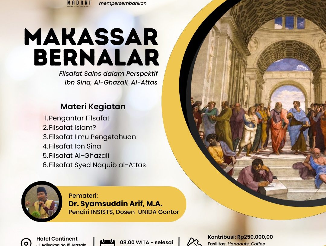 Bahas Tentang Filsafat Sains, Madani Institute Akan Gelar Makassar Bernalar 2023! Daftar Sekarang