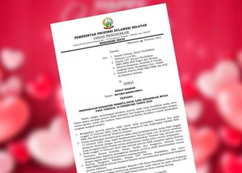 Pemprov Sulsel Larang Guru dan Peserta Didik Rayakan Valentine Day
