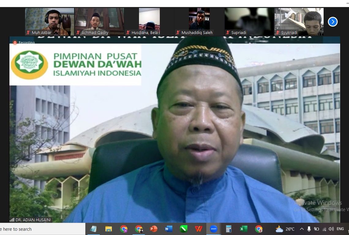 Madani Islamic Forum: Ustadz Adian Husaini Tegaskan Pentingnya Wordlview Islam dalam Memandang Realitas