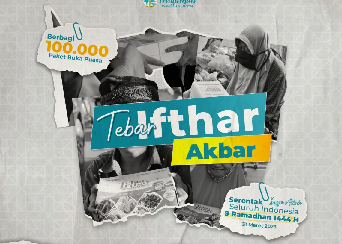 Sapa Kampung Kumuh, Muslimah Wahdah Siap Tebar 100.000 Ribu Paket Ifthar di 34 Wilayah se-Indonesia