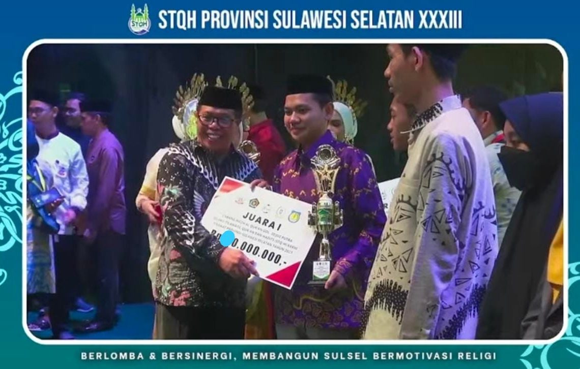 Ini Motivasi Muhammad Ikhsan Sulaeman, Mahasiswa STIBA Makassar yang Raih Juara 1 STQH di Selayar