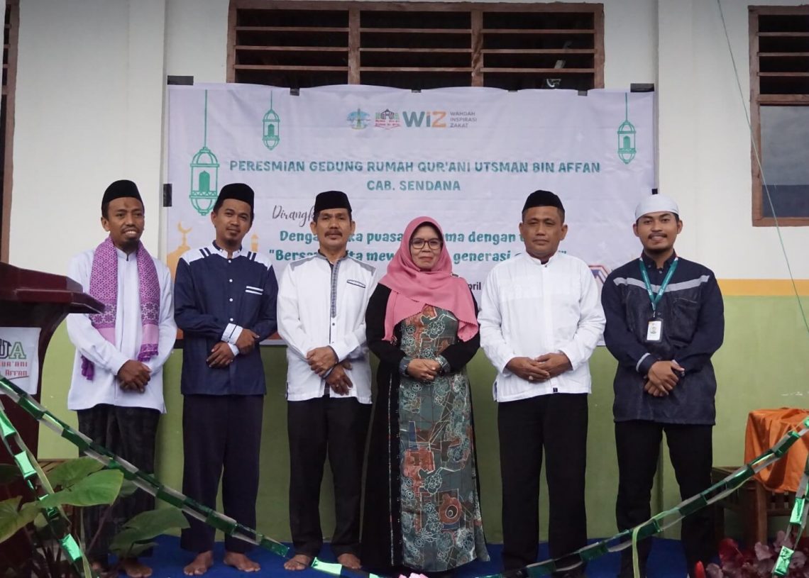 Wahdah Inspirasi Zakat Resmikan Rumah Qur’an Utsman bin Affan di Sendana Sulbar