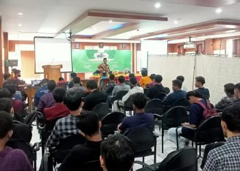 Wakil Dekan 3 FMIPA UHO Apresiasi Seminar Literasi LDK Ulul Albaab
