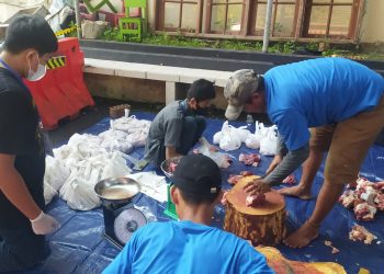 Distribusi Hewan Qurban Masjid Itishom Budi Agung Fokuskan ke Warga Sekitar