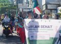 Dihadiri PW Muhammadiyah Sulsel, Gerak Jalan Sehat Biringkanaya Ramai