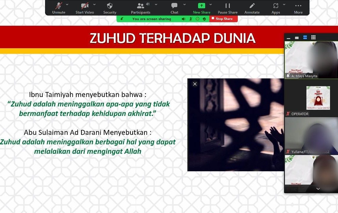 Wujudkan Mahasiswa Tangguh, UKM LDK MPM Gelar Temu Rasa Muslimah Unhas