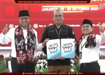 Diantar Puluhan Ribu Pendukung, Anies-Cak Imin Resmi Daftar Capres dan Cawapres ke KPU