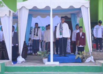 Kadis Sosial Jadi Inspektur Upacara Hari Santri 2023 Tingkat Kabupaten Gowa Di PPTQ An Nail Wahdah Islamiyah