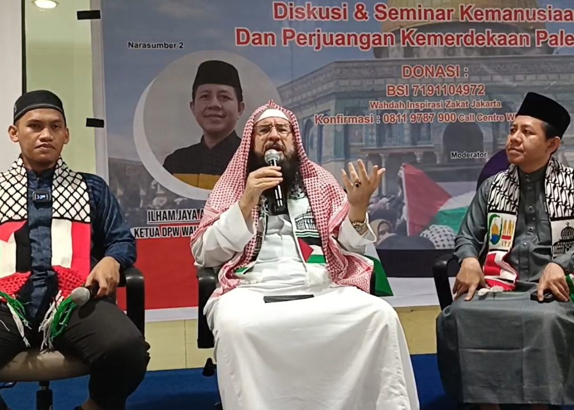 Bahas Keutamaan Masjidil Aqsa dan Kondisi Terkini di Gaza , KITA Palestina Gelar Seminar Kemanusiaan Bersama Syaikh Prof Murawweh Nashar