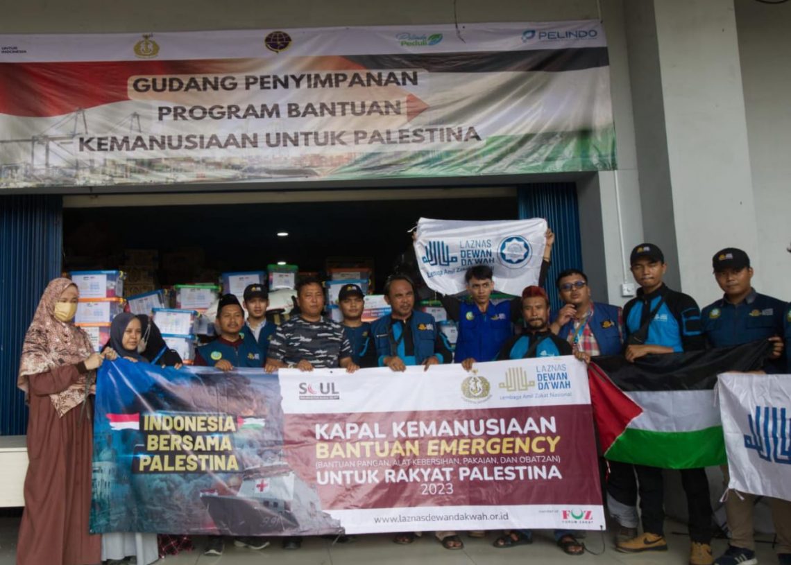 Bersama TNI AL, Laznas Dewan Dakwah akan Layarkan Ratusan Paket Bantuan untuk Palestina