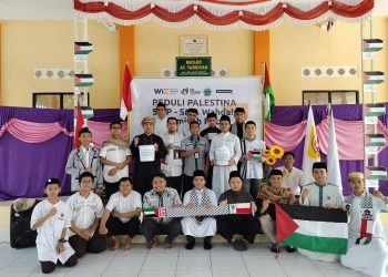 Salurkan Lewat WIZ, SMP-SMA Wahdah Islamiyah Bersama KITA Palestina Kumpulkan Donasi 100 Juta untuk Korban di Gaza