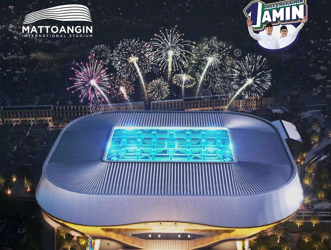 Sukses Bangun JIS, Anies Janji Bangun Stadion Taraf International di Makassar Jika Terpilih Presiden