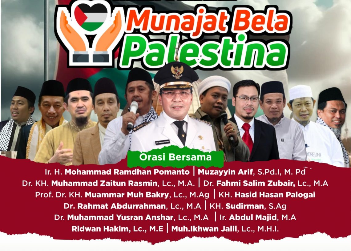Ribuan Masyarakat Akan Hadiri Munajat Bela Palestina di Masjid Al Markaz Al Islami Makassar Besok! Jangan Sampai Ketinggalan
