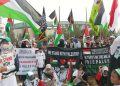 Aksi Bela Palestina di Bogor Dihadiri Ribuan Massa dan Ulama Palestina