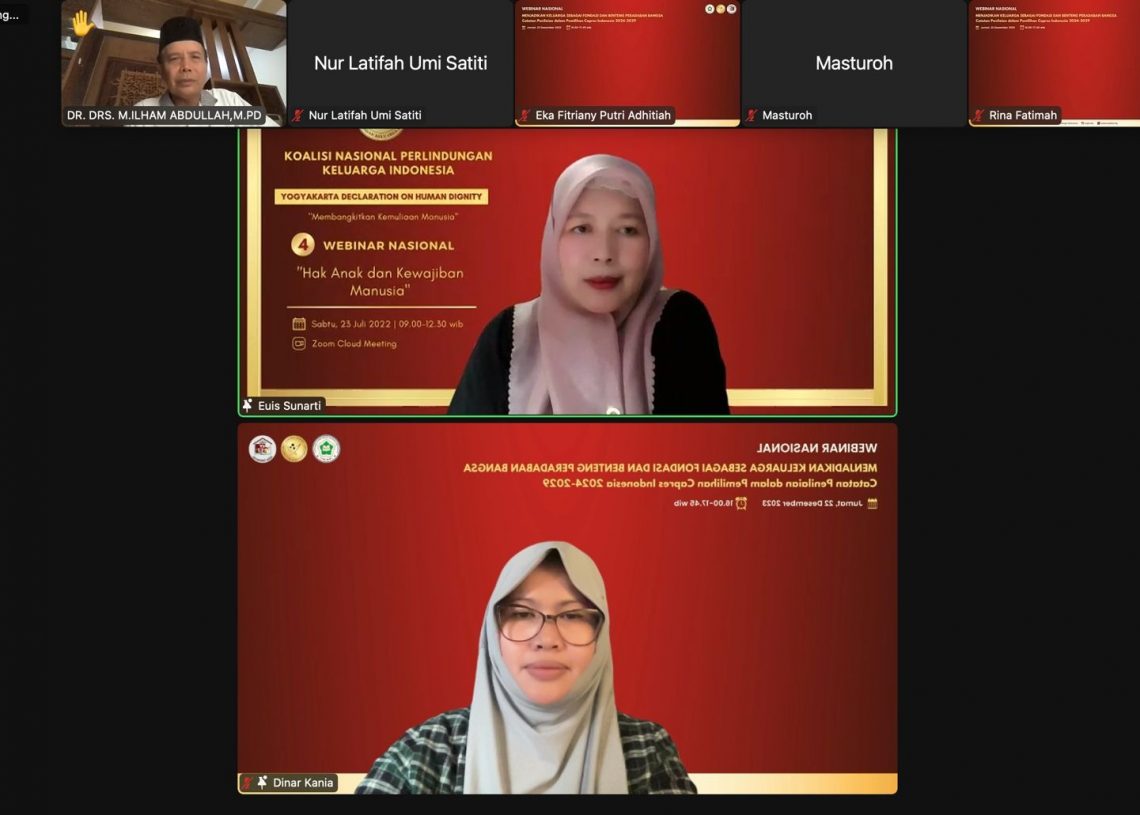 KNPK Indonesia Ajak Masyarakat Pilih Capres-Cawapres yang Komitmen Terhadap Pembangunan Keluarga