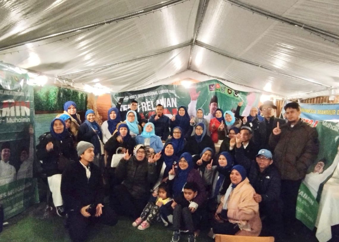 Imam Shamsi Ali dan Diaspora Deklarasi Tim Relawan AMIN di Inggris