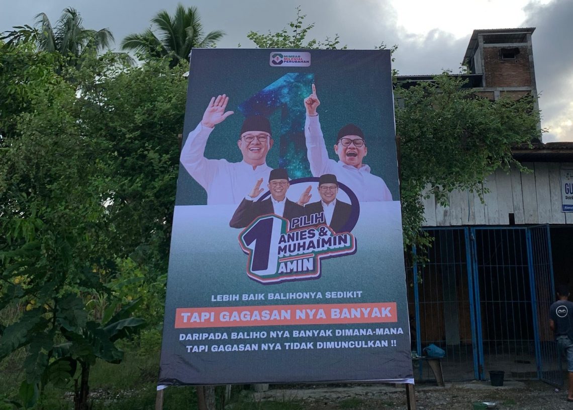 Anies: Baliho Kami Sedikit, Tapi Gagasan Banyak! Dukung Gerakan Sejuta Banner AMIN