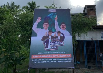 Anies: Baliho Kami Sedikit, Tapi Gagasan Banyak! Dukung Gerakan Sejuta Banner AMIN