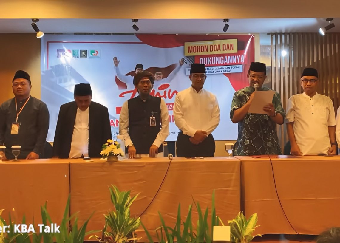 Ratusan Ulama dan Tokoh Jawa Barat Keluarkan Fatwa Wajib Pilih AMIN di Pilpres 2024