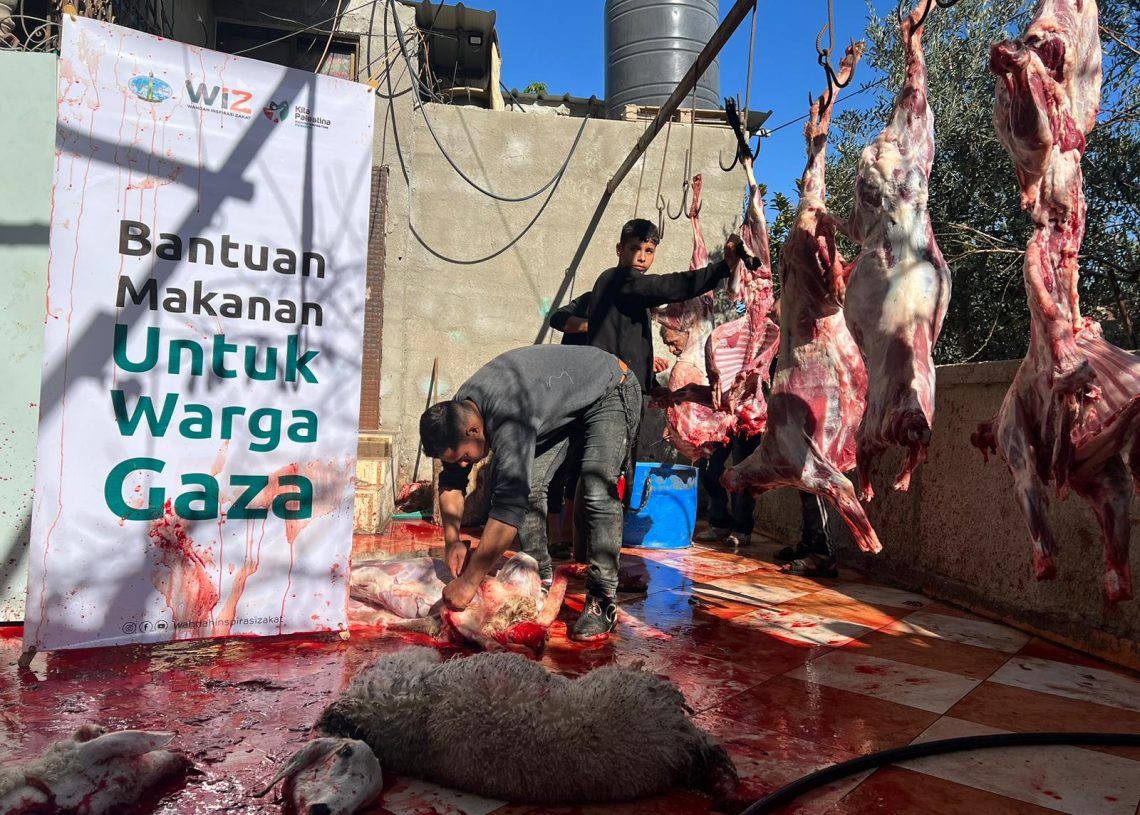 KITA Palestina Bersama WIZ Awali 2024 dengan Distribusikan Makanan ke Perbatasan Palestina