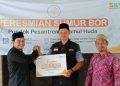 Laznas BMH NTB Berikan Solusi Kekeringan dengan Sumur Bor di Pondok Pesantren Nujumul Huda