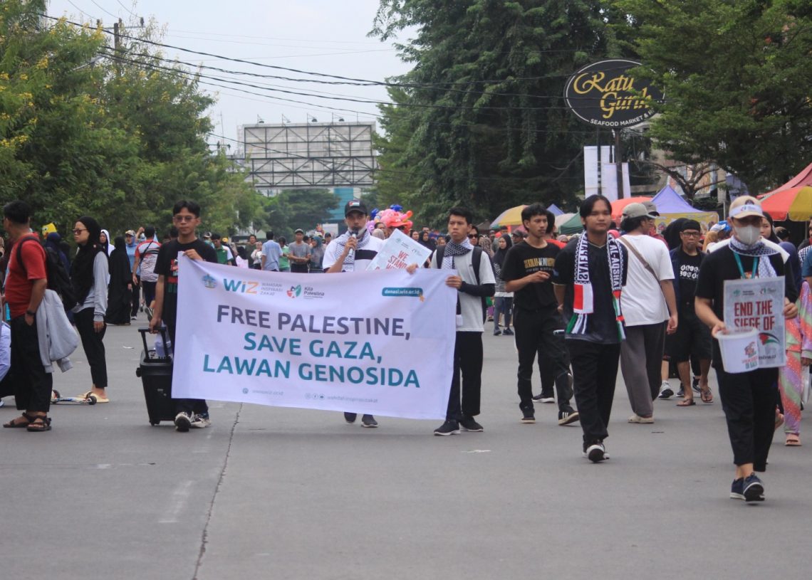Car Free Day Bela Palestina Makassar Terus Edukasi Masyarakat Kondisi Terkini di Gaza
