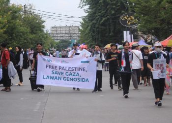 Car Free Day Bela Palestina Makassar Terus Edukasi Masyarakat Kondisi Terkini di Gaza