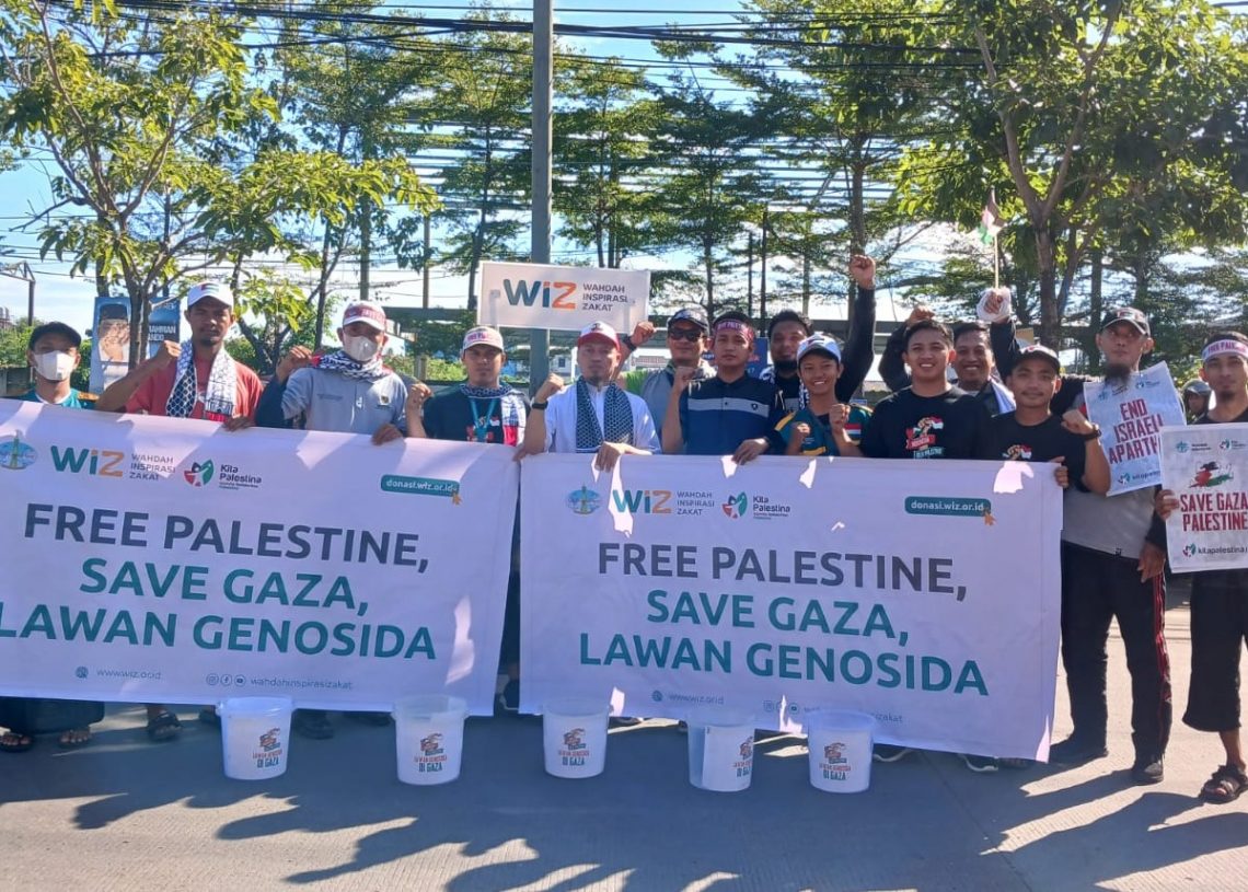 Car Free Day, Komite Solidaritas Palestina Ajak Masyarakat Makassar Hentikan Genosida di Gaza