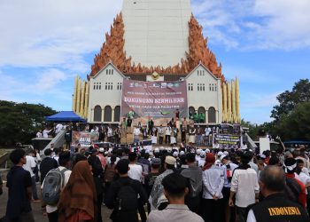 Ribuan Umat Islam Makassar Gelorakan Dukungan Terhadap Palestina, Hentikan Genosida di Gaza