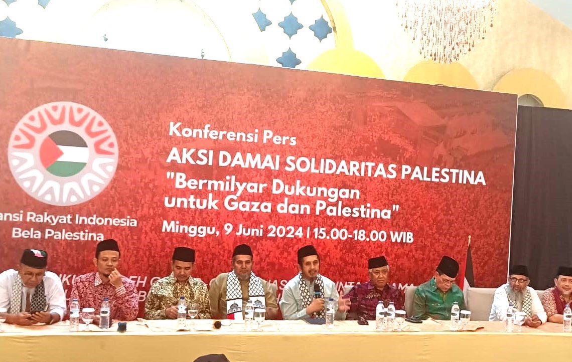 Desak Hentikan Genosida di Gaza, Ratusan Ribu Massa Aliansi Rakyat Indonesia Bela Palestina Akan Kepung Kedubes AS Ahad Sore 9 Juni