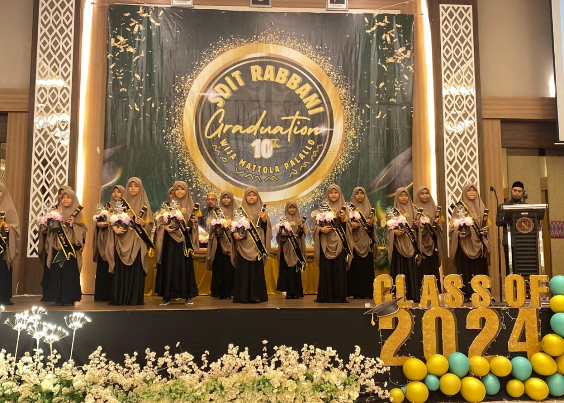 SD IT Rabbani Bone Sukses Gelar Penamatan Angkatan X