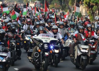 Gelombang Spirit Pembebasan Palestina: Ribuan Masyarakat Indonesia Tempuh Jarak 15 KM di Indonesia Peace Convoy Jakarta