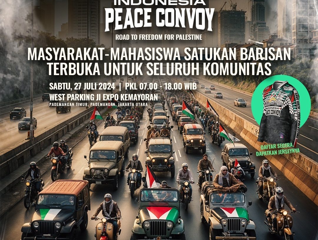 Indonesia Peace Convoy Ajak Bikers, Riders, dan Drivers Ikut “Road to Freedom for Palestine” 27 Juli Mendatang