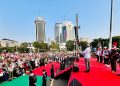 Ribuan Massa Aksi Sport Solidarity Day Serukan Penolakan Israel Ikut Olimpiade Paris 2024