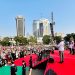 Ribuan Massa Aksi Sport Solidarity Day Serukan Penolakan Israel Ikut Olimpiade Paris 2024
