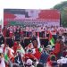 Dalam Rangka Hari Konstitusi, Ratusan Ribu Massa Aksi Bela Palestina Serukan Penghentian Penjajahan di Gaza