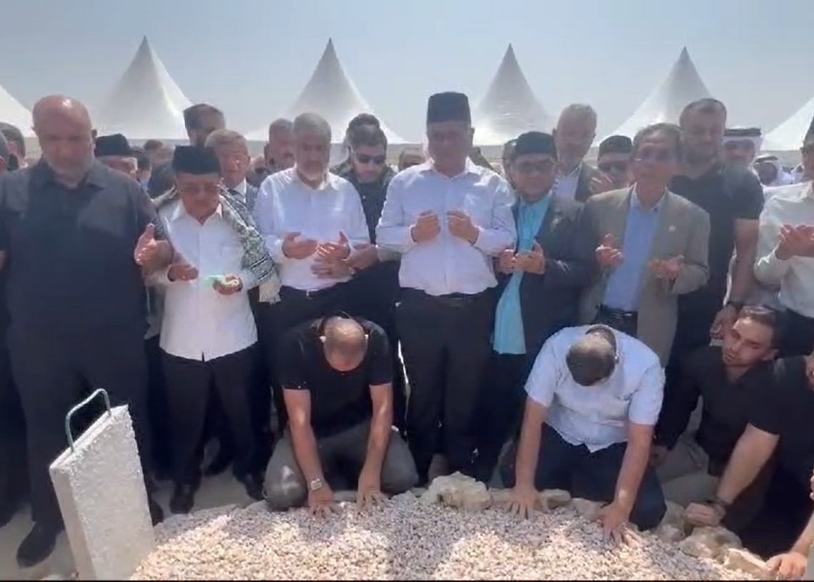 Jusuf Kalla, Prof Din Syamsuddin dan KH Bactiar Nasir Hadiri Pemakaman Ismail Haniyeh di Doha