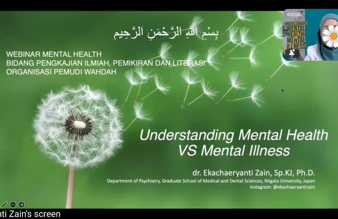 Webinar Pemudi Wahdah Hadirkan Psikoterapi Alumni Niigata Universitas Jepang: Kupas Fenomena Mental Health dengan Pendekatan Keislaman